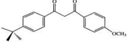 Gambar 2.4  Perubahan isomer dari trans-oktil metoksisinamat menjadi cis-oktil metoksisinamat (Latif, dkk., 2011), - Avobenson 