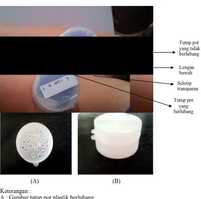 Gambar rangkaian alat yang digunakan pada pengujian penguapan air pada kulit 