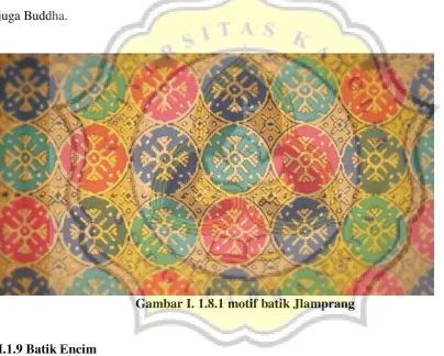 Gambar I. 1.8.1 motif batik Jlamprang 