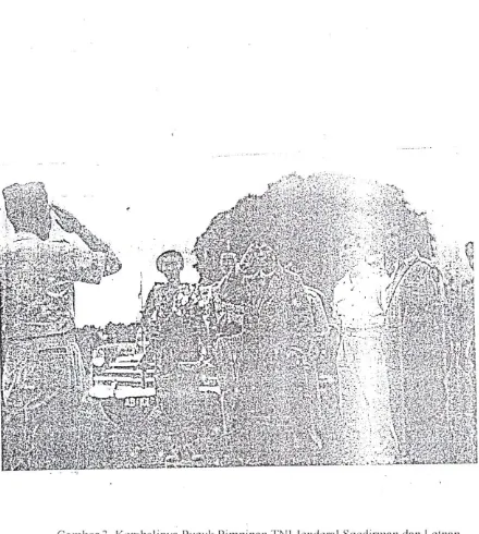 Gambar 3. Kembalinya Pucuk Pimpinan TNI Jenderal Soedirfuan dan Lelnan Kolonel Soeharlo Ke Yogyakarta Setelah Agresi Militer Belanda II 