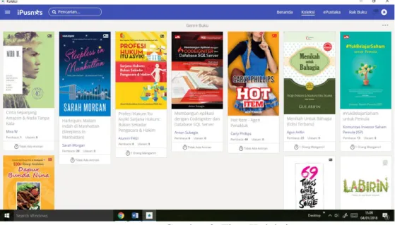 Gambar 3. Fitur Koleksi 