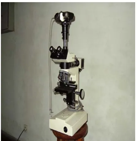Gambar 3.6 Mikroskop dan Kamera 