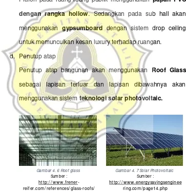 Gambar 4. 6 Roof glass 