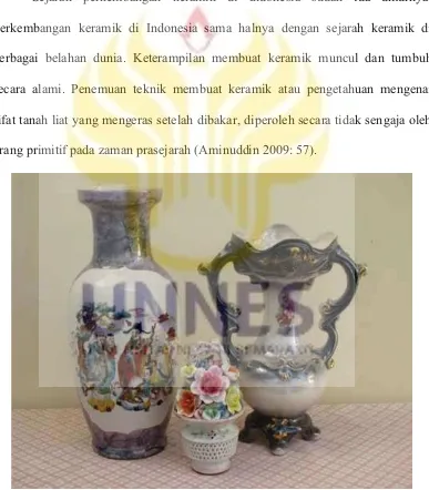 Gambar 2.4. Contoh Seni Keramik 