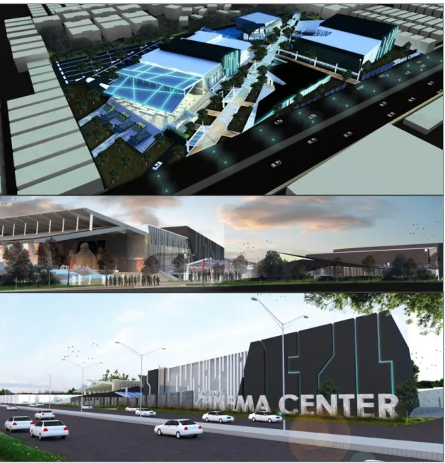 Gambar 15: Perspektif Eksterior Pontianak Cinema Center 