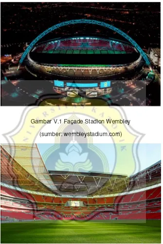Gambar V.1 Façade Stadion Wembley  