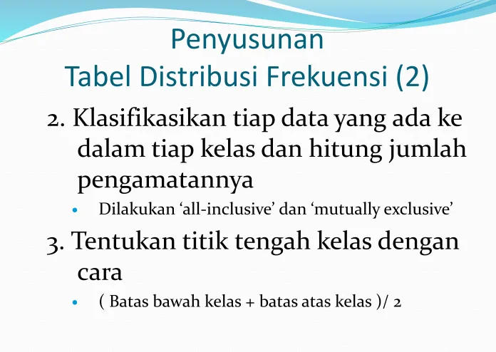 Tabel Distribusi Frekuensi (2)