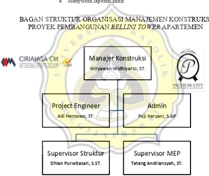 Gambar 2.1 Struktur Konsultan Pengawas 