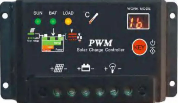 Gambar 2.10 Solar Charger Controller  (Sumber: www.scribd.com, Agustus, 2008) 