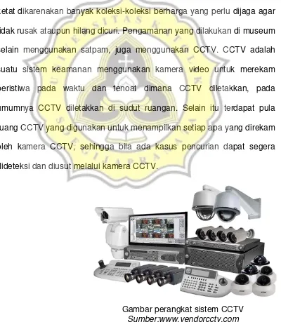Gambar perangkat sistem CCTV 