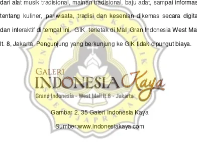 Gambar 2. 35 Galeri Indonesia Kaya 