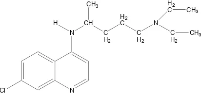 Gambar 5. Struktur dasar senyawa 8-aminokuinolin  