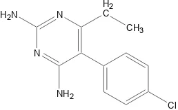 Gambar 8. Struktur pirimetamin  