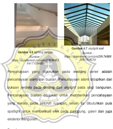 Gambar 4.7 skylight roof 