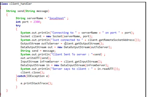 Fig. client’s main function