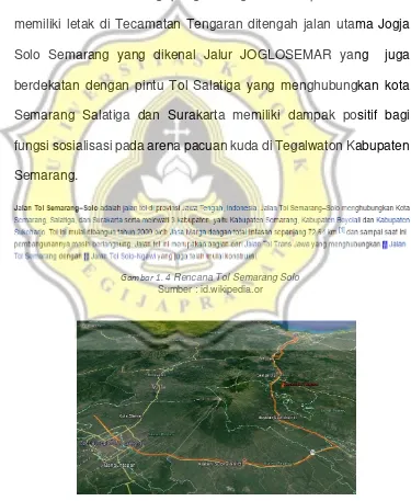 Gambar 1. 4 Rencana Tol Semarang Solo 