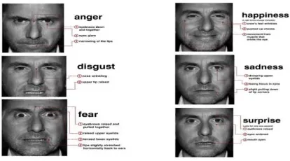 Gambar 1. Contoh 6 Facial Expression 