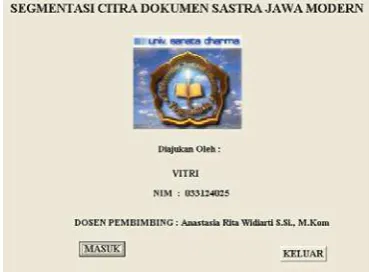 Gambar 22. Form Utama 