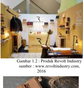 Gambar 1.2 : Produk Revolt Industry  sumber : www.revoltindustry.com, 