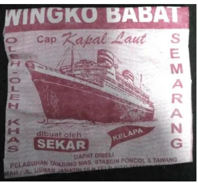 Gambar 1.3 Wingko Babad Cap Kapal Laut 
