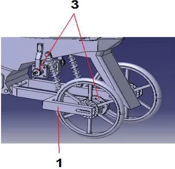 Gambar 5. Bagian-bagian swing arm 1