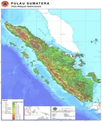 Gambar 2.1 Pulau Sumatera 