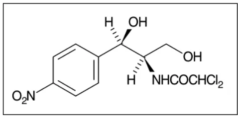 Gambar 1. Struktur kloramfenikol 