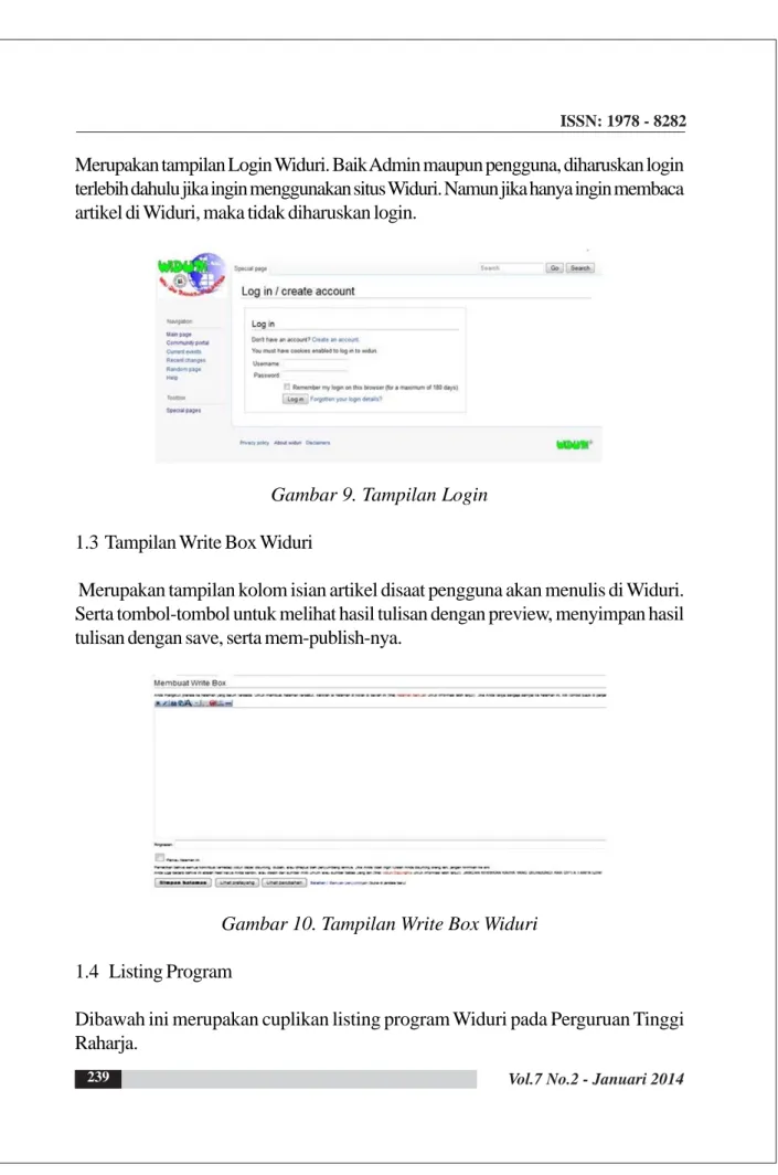Gambar 9. Tampilan Login