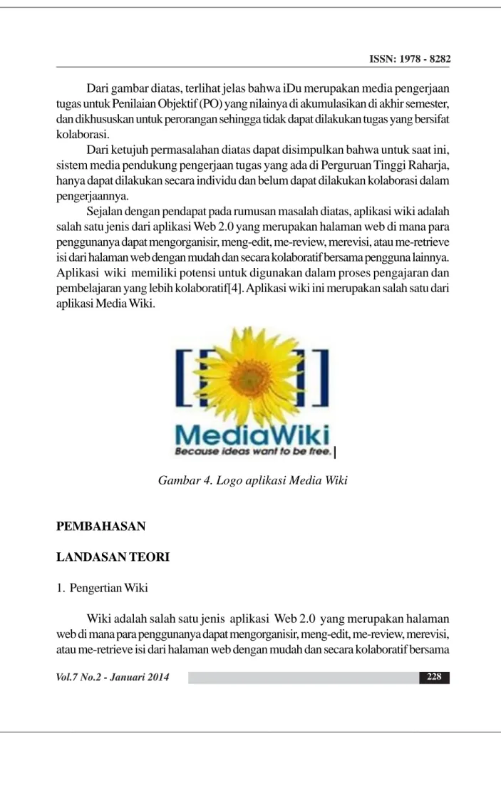 Gambar 4. Logo aplikasi Media Wiki