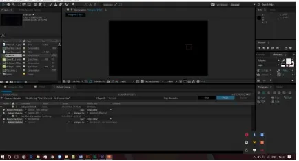 Gambar 20. Proses Animating pada Adobe After Effect  