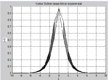 Gambar 2 Grafik CNLS tanpa faktor eksponensial untuk a = 1, r = 1, s = 1 4