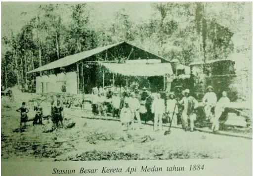 Gambar 5: Stasiun Medan pada tahun 188430