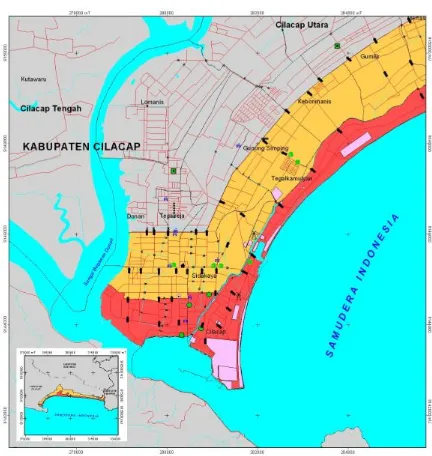 Gambar 2.3. Peta Bahaya Tsunami 