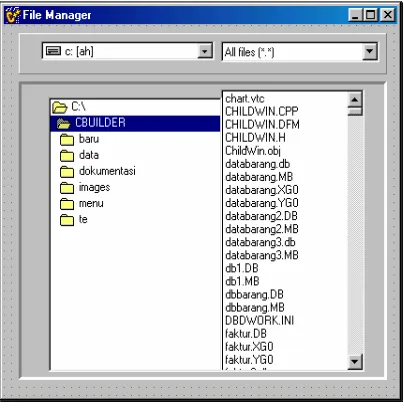 Gambar 17.3. Desain Form File Manager 