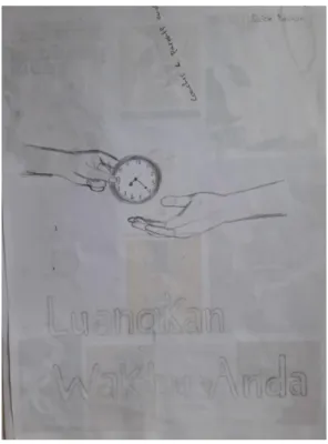 Gambar 4.8 Sketsa Poster alternatif 3 