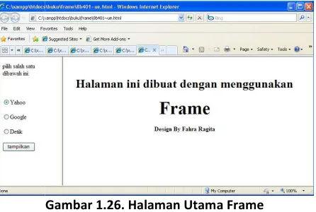 Gambar 1.26. Halaman Utama Frame 