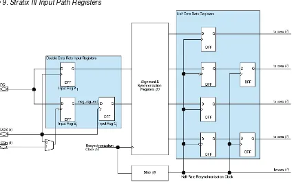 Figure 9. Stratix III Input Path Registers