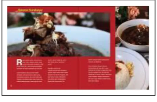 Gambar 9. Implemtasi Cover Belakang Buku  Surabaya Heritage Food 