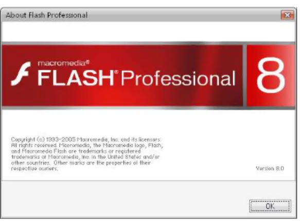 Gambar 4.48 About Macromedia Flash 8  8.1  Menjelaskan syarat animasi 