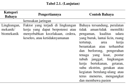 Tabel 2.1. (Lanjutan) 