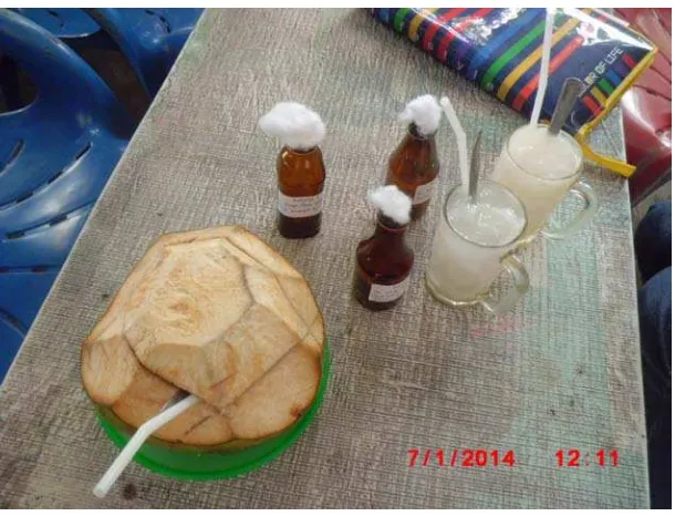 Gambar 3 : Proses Pengolahan Minuman Air Kelapa Muda  