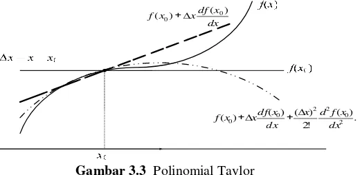 Gambar 3.3  Polinomial Taylor 