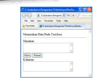 Gambar 9. Objek Textarea 