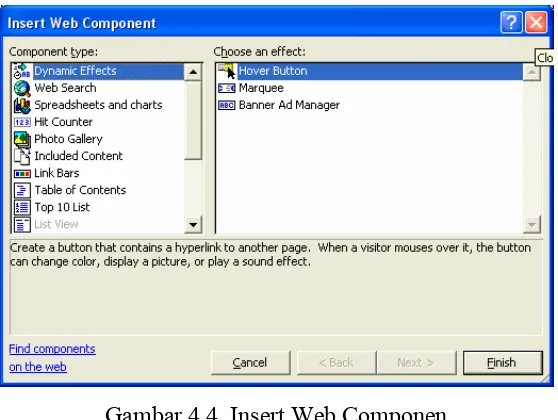 Gambar 4.3.  Insert Components 