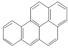 Gambar 1. Struktur Benzo(a)piren (Mugianton, 2010)