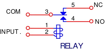 Gambar 2-6. Simbol relay 