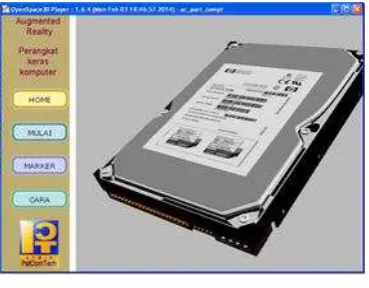 Gambar 10. Model Objek Hard Disk 