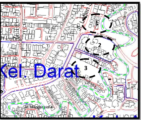 Gambar rnatif lokasi Gerada di Kelur 14. Peta alterGaleri yang berahan Darat ddan Petisah HHulu