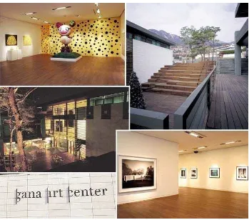 Gambar 32. Suasana interior galeri seni Gana, Seoul 