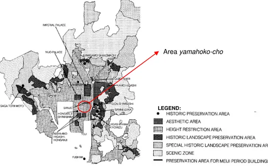 Gambar 13. Peta zonasi perlindungan situs bersejarah dan lansekapnya. 